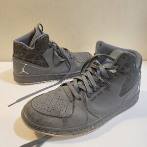 Nike Air Jordan 1 Men's Gray Sneakers Size 10.5